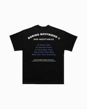 Load image into Gallery viewer, Non-Negotiables Boyfriend Shirt in Black

