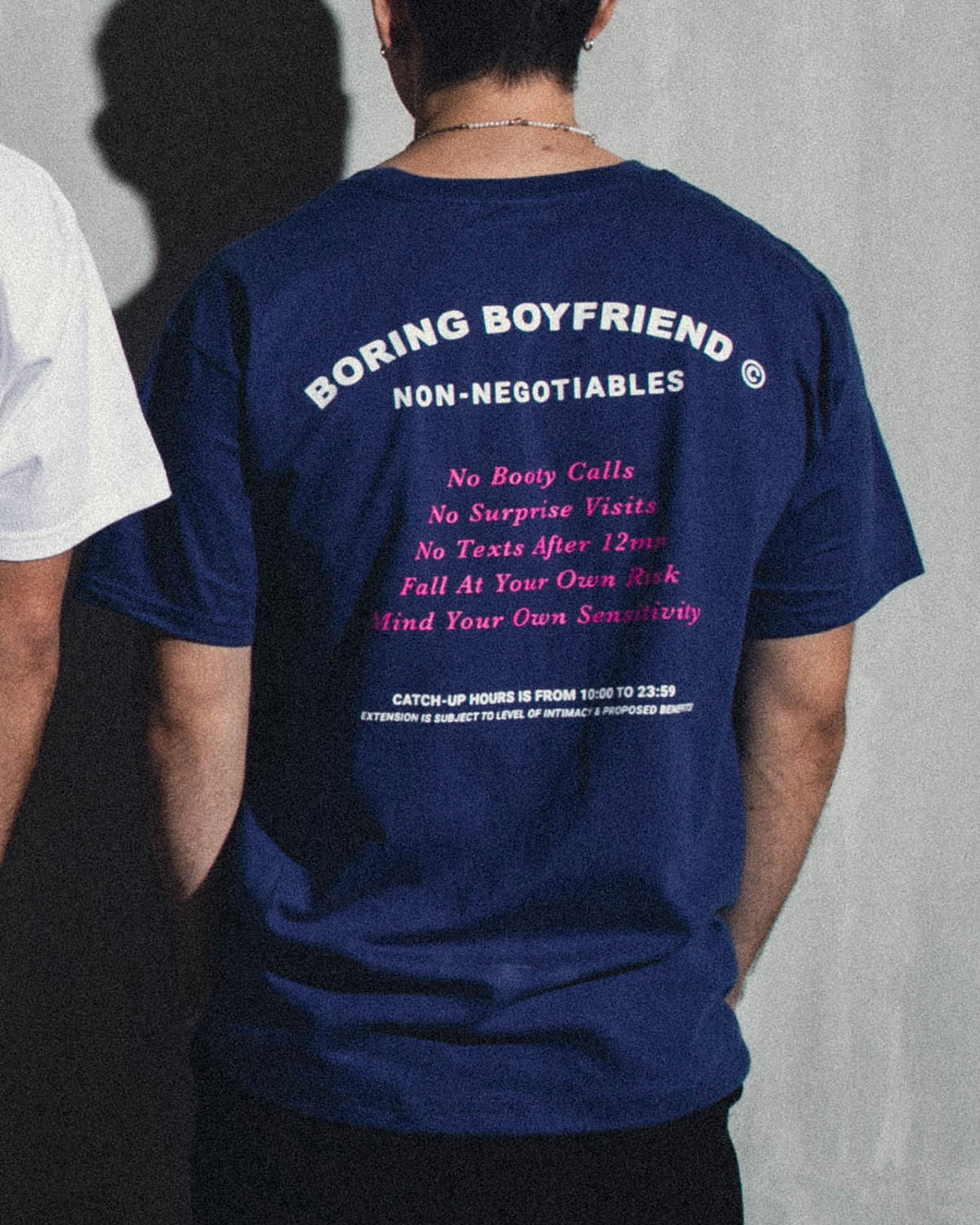Non-Negotiables Boyfriend Shirt in Cobalt