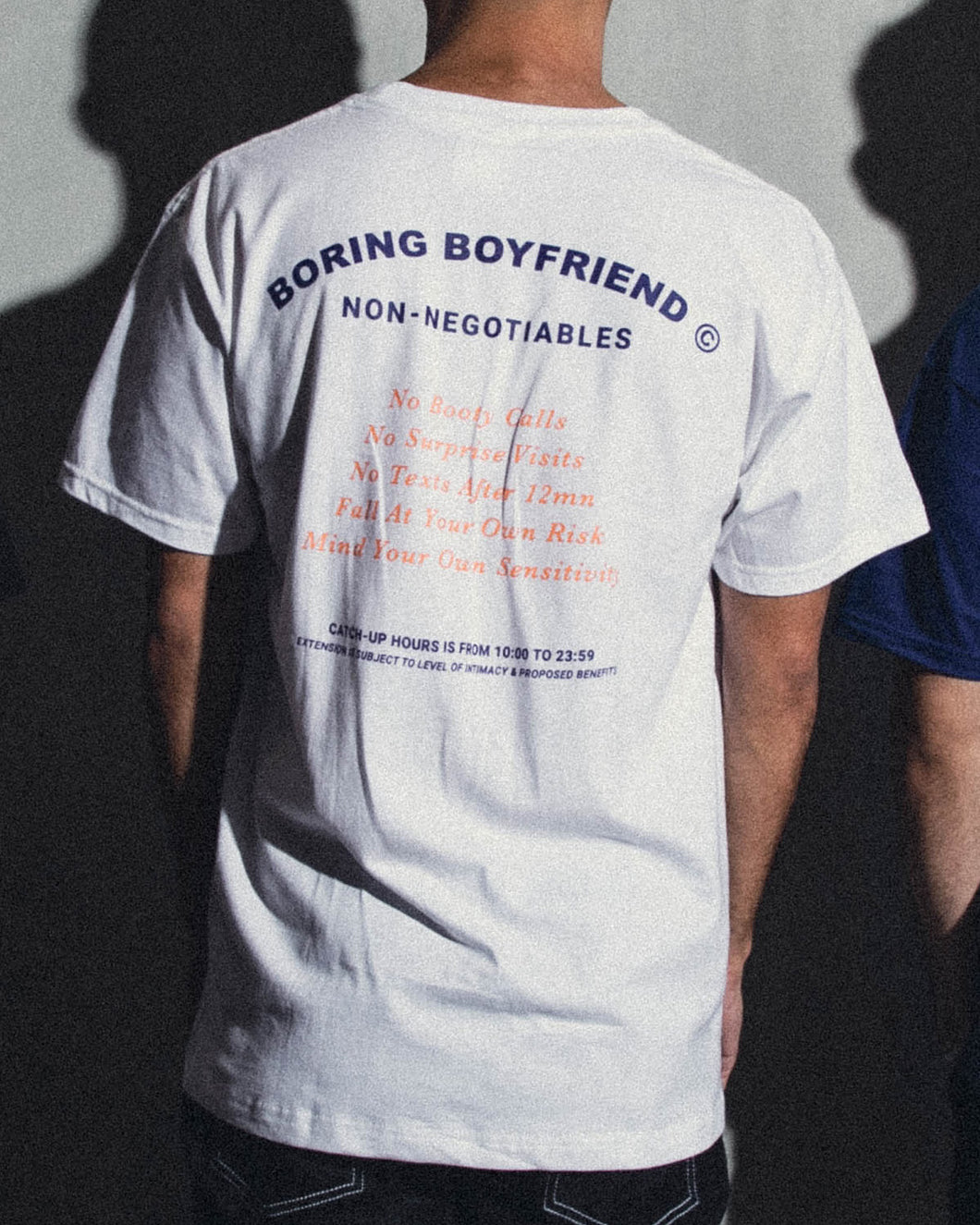 Non-Negotiables Boyfriend Shirt in White